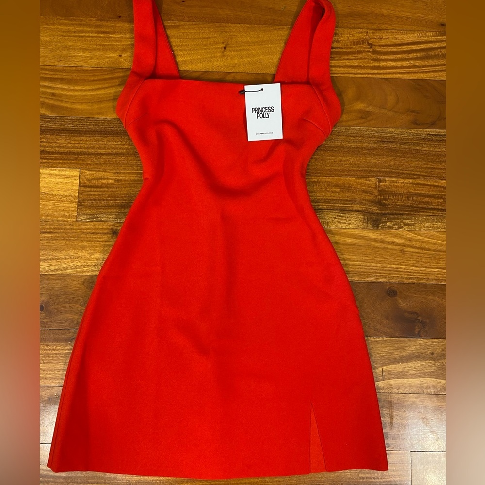 Princess Polly Bombshell Red Dress New